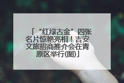 “红绿古金”四张名片惊艳亮相！吉安文旅招商推介会在青原区举行(图)