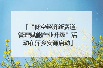 “低空经济新赛道·管理赋能产业升级”活动在萍乡安源启动