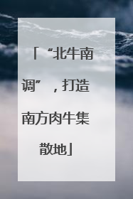 “北牛南调”，打造南方肉牛集散地