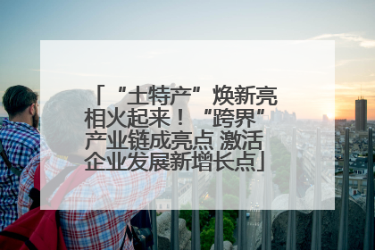 “土特产”焕新亮相火起来！“跨界”产业链成亮点 激活企业发展新增长点