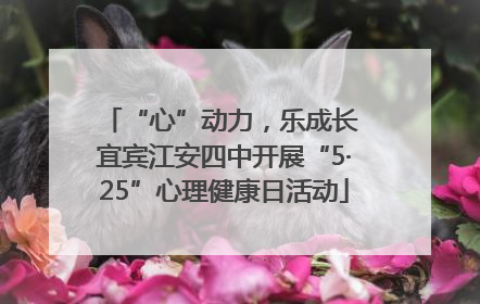 “心”动力，乐成长 宜宾江安四中开展“5·25”心理健康日活动
