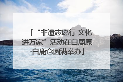 “非遗志愿行 文化进万家”活动在白鹿原·白鹿仓圆满举办