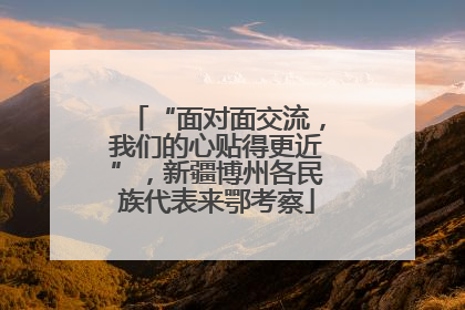“面对面交流，我们的心贴得更近”，新疆博州各民族代表来鄂考察