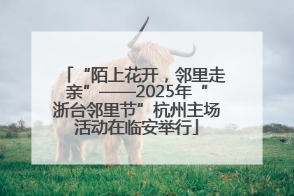 “陌上花开，邻里走亲”——2025年“浙台邻里节”杭州主场活动在临安举行