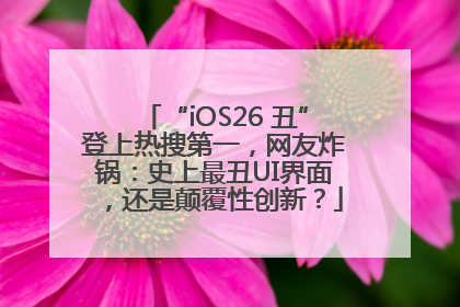 “iOS26 丑”登上热搜第一，网友炸锅：史上最丑UI界面，还是颠覆性创新？