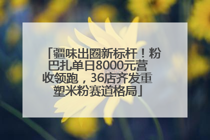 疆味出圈新标杆！粉巴扎单日8000元营收领跑，36店齐发重塑米粉赛道格局