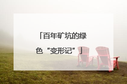 百年矿坑的绿色“变形记”