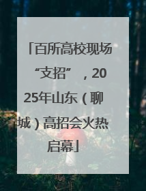 百所高校现场“支招”，2025年山东（聊城）高招会火热启幕
