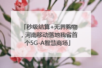 秒级结算+无界购物，河南移动落地我省首个5G-A智慧商场