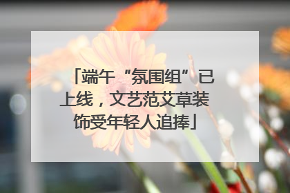 端午“氛围组”已上线，文艺范艾草装饰受年轻人追捧