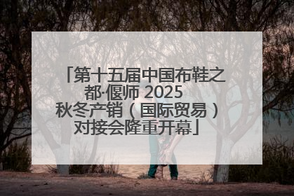 第十五届中国布鞋之都·偃师 2025 秋冬产销（国际贸易）对接会隆重开幕