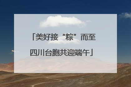 美好接“粽”而至 四川台胞共迎端午