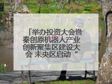 举办投资大会暨秦创原机器人产业创新聚集区建设大会 未央区启动“陕西省机器人产业聚集区”建设