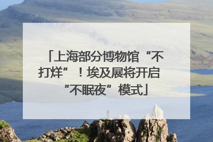 上海部分博物馆“不打烊”！埃及展将开启“不眠夜”模式