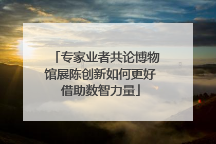 专家业者共论博物馆展陈创新如何更好借助数智力量