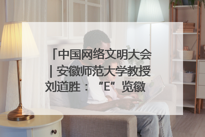 中国网络文明大会｜安徽师范大学教授刘道胜：“E”览徽风，构筑中华民族共有精神家园