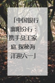 中国银行襄阳分行：携手员工家庭 探秘海洋迎六一