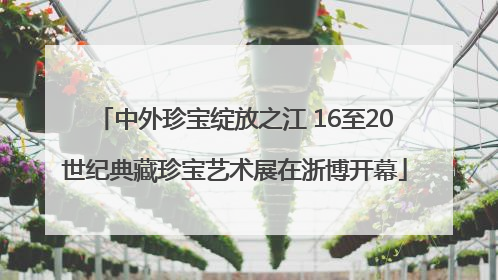 中外珍宝绽放之江 16至20世纪典藏珍宝艺术展在浙博开幕