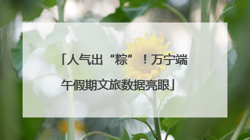 人气出“粽”！万宁端午假期文旅数据亮眼
