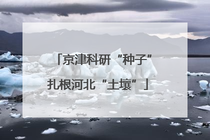 京津科研“种子”扎根河北“土壤”