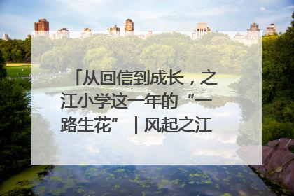 从回信到成长，之江小学这一年的“一路生花”｜风起之江 扶摇直上
