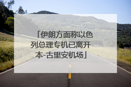 伊朗方面称以色列总理专机已离开本-古里安机场