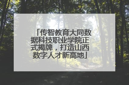 传智教育大同数据科技职业学院正式揭牌，打造山西数字人才新高地