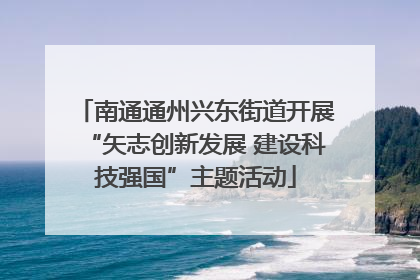 南通通州兴东街道开展“矢志创新发展 建设科技强国”主题活动