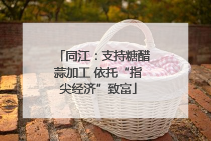 同江：支持糖醋蒜加工 依托“指尖经济”致富