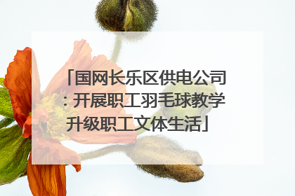 国网长乐区供电公司：开展职工羽毛球教学升级职工文体生活