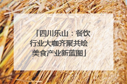 四川乐山：餐饮行业大咖齐聚共绘美食产业新蓝图