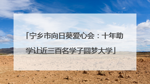 宁乡市向日葵爱心会：十年助学让近三百名学子圆梦大学