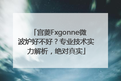 宫菱Fxgonne微波炉好不好？专业技术实力解析，绝对真实