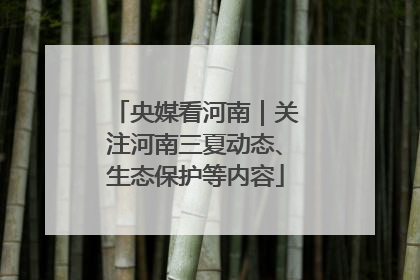 央媒看河南｜关注河南三夏动态、生态保护等内容