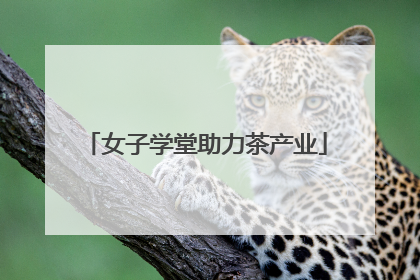 女子学堂助力茶产业