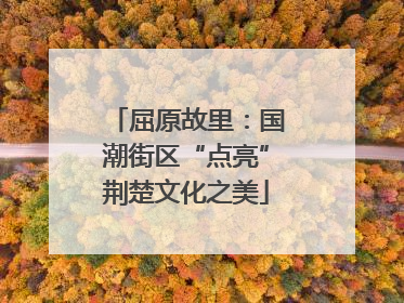 屈原故里：国潮街区“点亮”荆楚文化之美