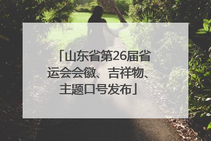 山东省第26届省运会会徽、吉祥物、主题口号发布