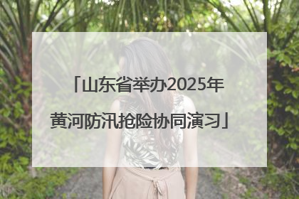 山东省举办2025年黄河防汛抢险协同演习