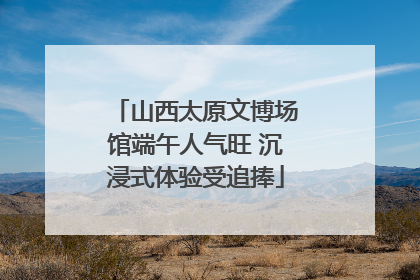 山西太原文博场馆端午人气旺 沉浸式体验受追捧
