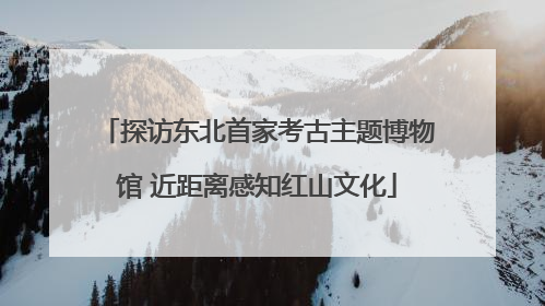 探访东北首家考古主题博物馆 近距离感知红山文化