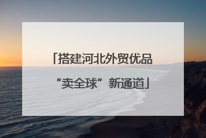 搭建河北外贸优品“卖全球”新通道