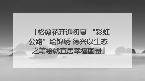 格桑花开迎初夏 “彩虹公路”绘锦绣 德兴以生态之笔绘就宜居幸福图景