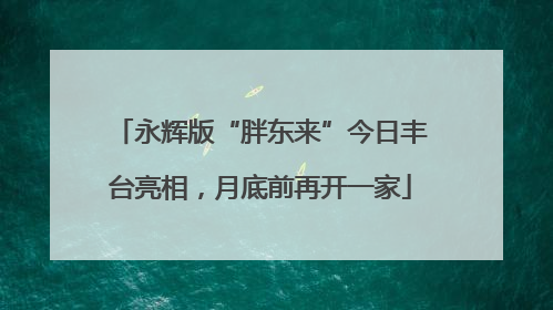永辉版“胖东来”今日丰台亮相，月底前再开一家