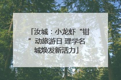汝城：小龙虾“钳”动旅游日 理学名城焕发新活力