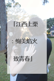 江西上栗：绚美焰火致青春