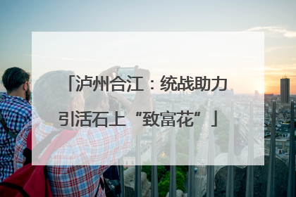 泸州合江：统战助力引活石上“致富花”