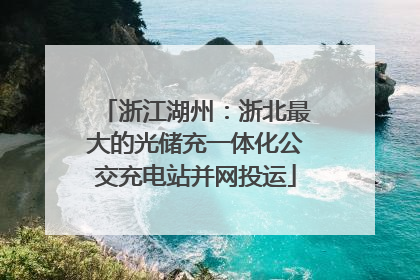 浙江湖州：浙北最大的光储充一体化公交充电站并网投运
