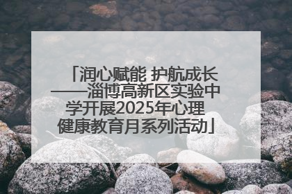 润心赋能 护航成长——淄博高新区实验中学开展2025年心理健康教育月系列活动