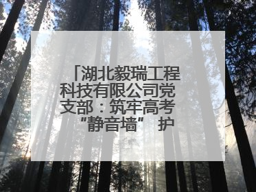 湖北毅瑞工程科技有限公司党支部：筑牢高考“静音墙” 护航学子逐梦路