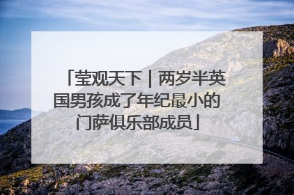 莹观天下｜两岁半英国男孩成了年纪最小的门萨俱乐部成员